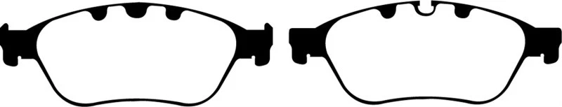 EBC Redstuff Front Brake Pads for 06-10 BMW M5 5.0 (E60) Foto 2 de 4