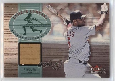 2002 Fleer Tradition Lumber Company Bats Albert Pujols 05k6