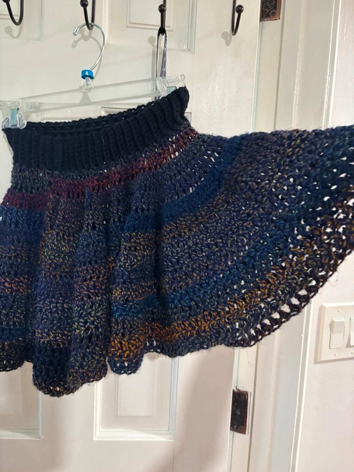 Handmade Crotchet multicolor skirt