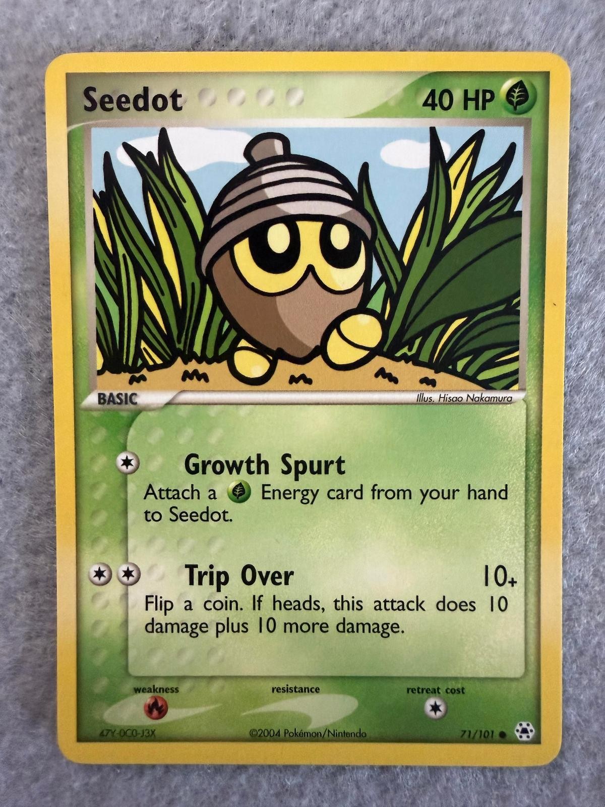 Seedot 71/101 Common Hidden Legends Pokemon Near Mint
