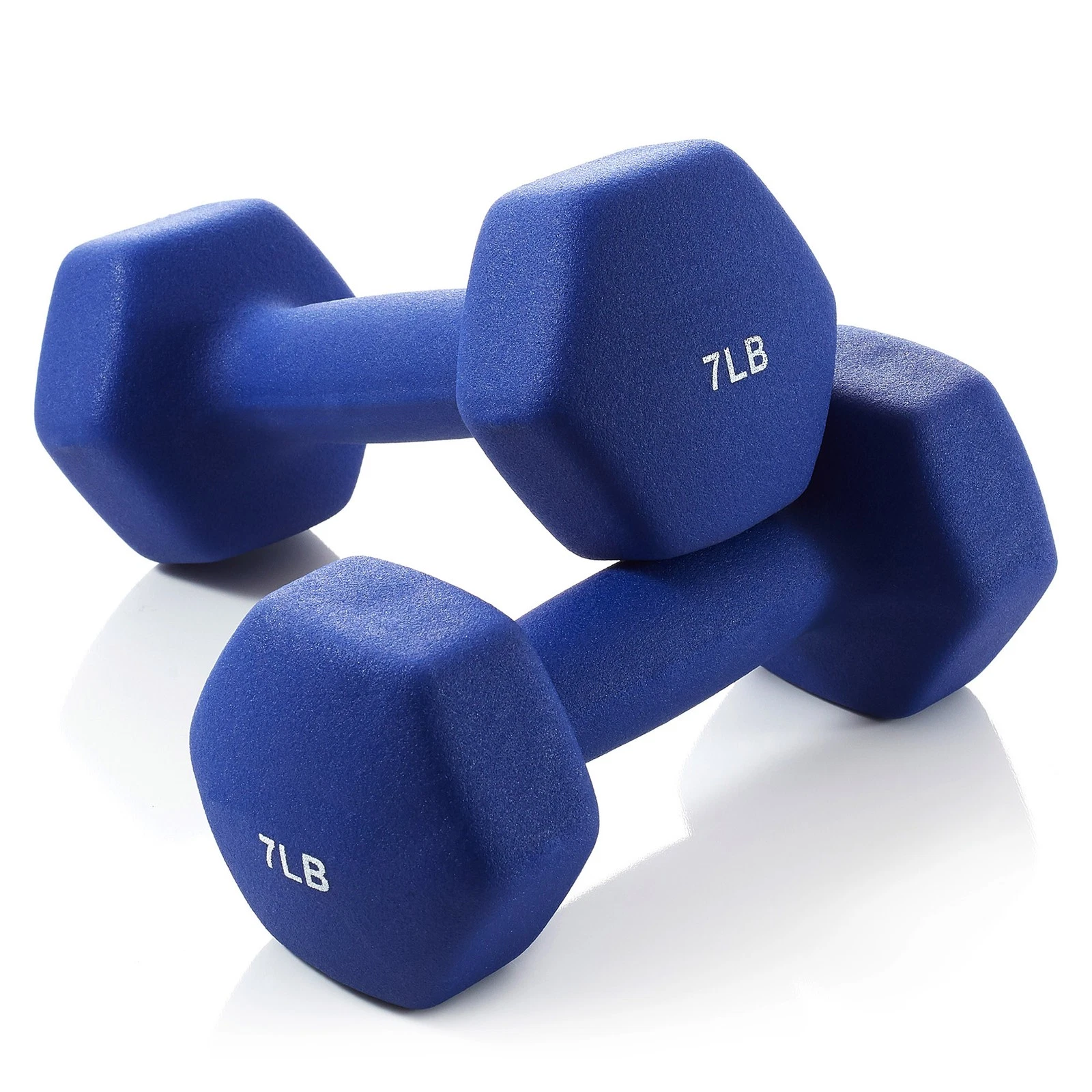 Neoprene Hex Dumbbell Weights, 7 lb Pair - 14 lb Total
Opens in a new window or tab