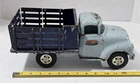 S-411 VINTAGE 1950'S PRESSED STEEL TONKA STAKE TRUCK