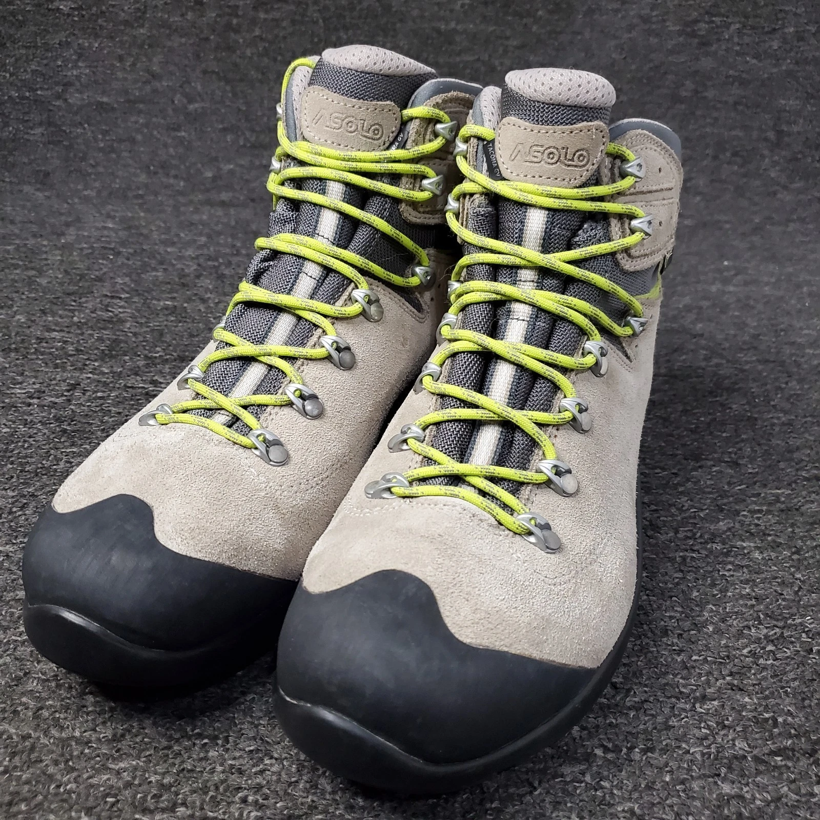 Asolo Hiking Boots Womens US 9.5 EU 42 Beige Tacoma Gtx Gore-Tex Trail Shoes New