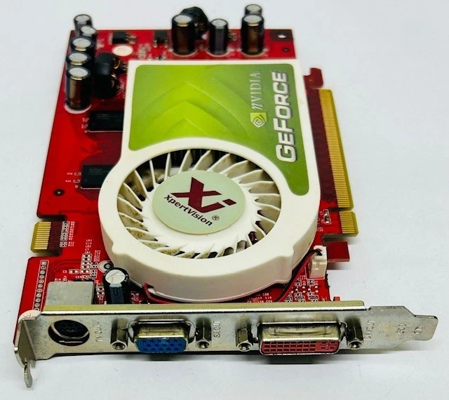 256MB Xpertvision nVidia GeForce 7600GT  VGA / DVI / TV-Out PCI-e Graphics Card - Image 3 of 4
