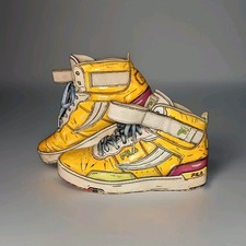 Custom Hand Painted Sneakers   Cartoon Comic Pop Art Shoes   Unique Wearable Art
