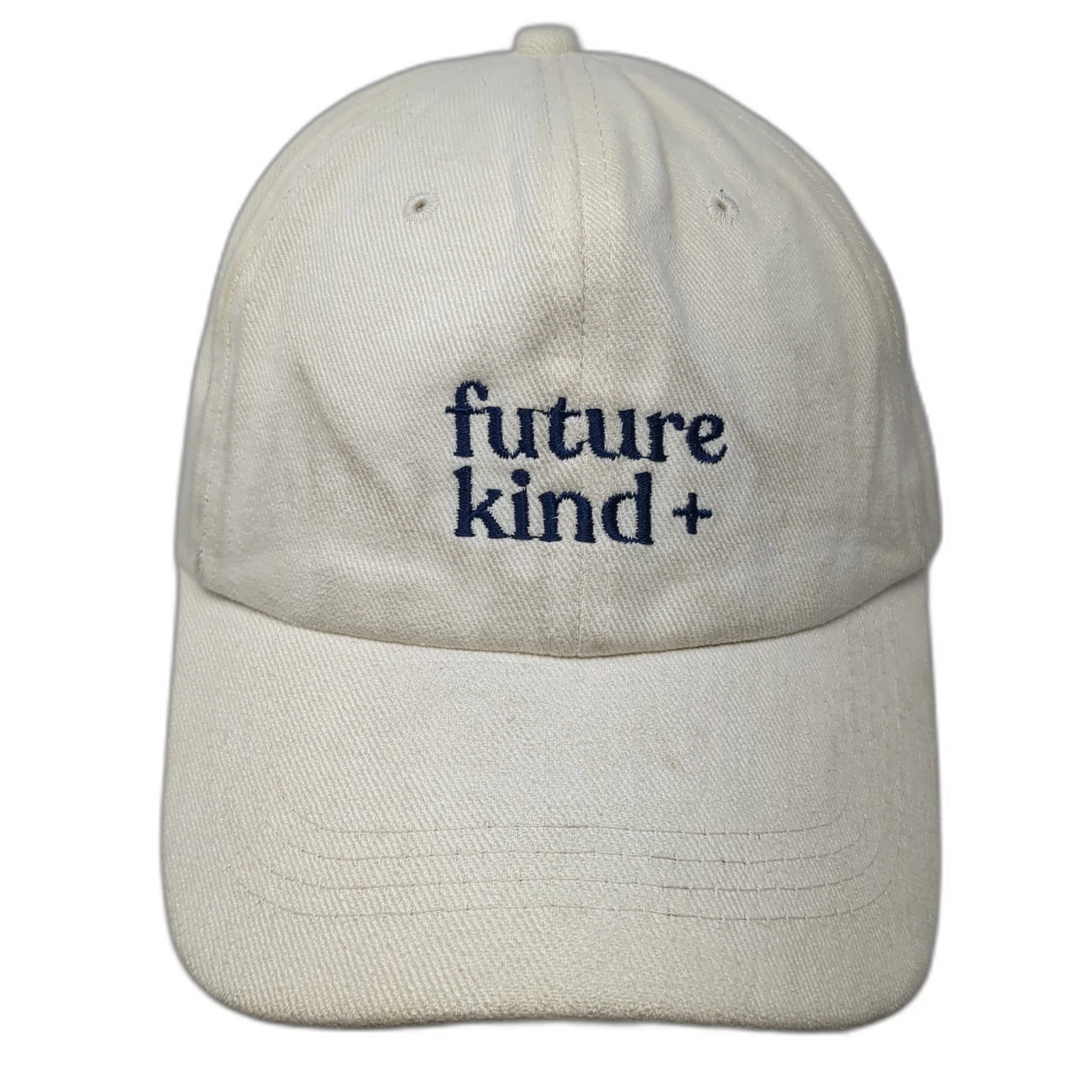 Future Kind Slideback Hat Solid Beige One Size Adjustable Embroidered