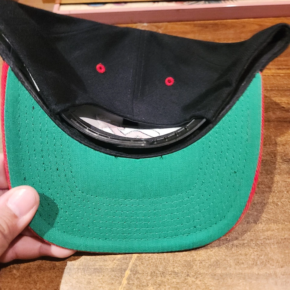 De colección NHL 1990’s NJ New Jersey Devils GCC Gorra Gorra Snap Back Se ve sin usar Foto 4 de 4