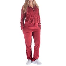 Women's 2 Piece Outfits Sweatsuits Velour Long Sleeve Zip Up Hoodie Sweatshir...