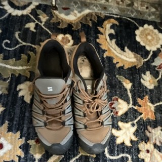 Salomon Men's Hiking Shoes Brown Gray Black US Size 12 MPN 416898