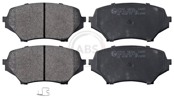 A.B.S.-OE 37549-OE Brake Pad Set, disc brake for MAZDA