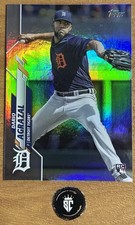 Dario Agrazal 2020 Topps Update Series Rainbow Foil Rookie #U265 Detroit Tigers