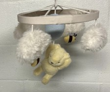 Pottery Barn Kids Classic Pooh Baby Mobile Winnie The Pooh Clouds Bees Soft Cute