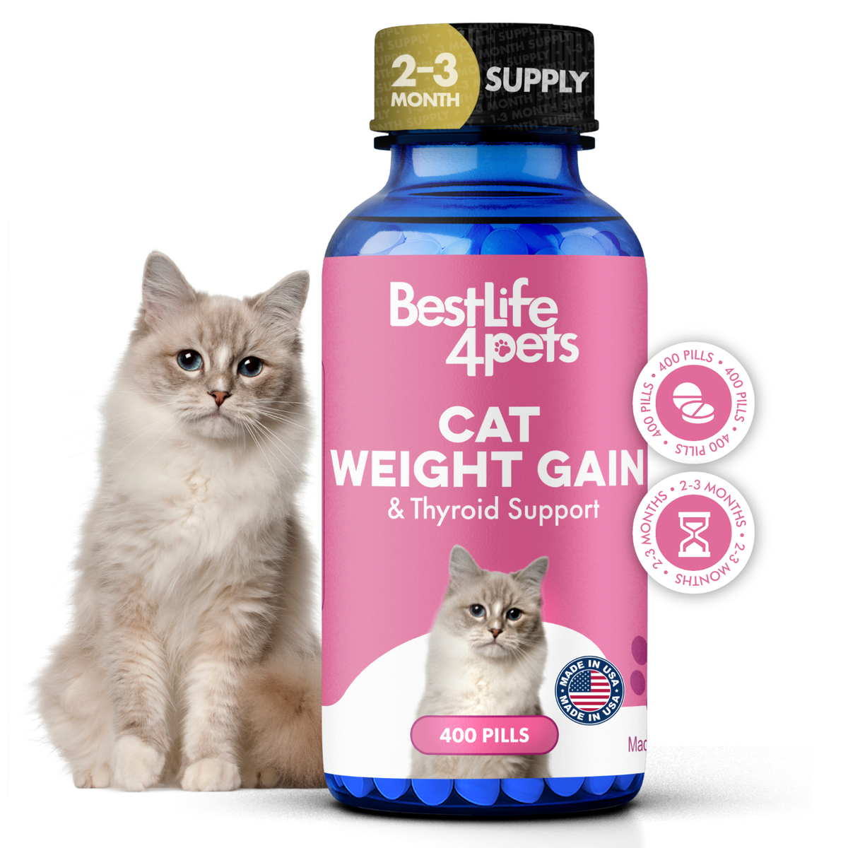 l carnitine for cats hyperthyroidism Cat Weight Gain & Treatment BPC 157 in Australia: pack:Pack Of 4 climate_sunny