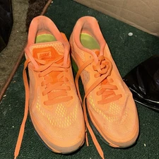 Nike Air Max 2014 Atomic Orange Womens Size 9 Running Athletic Shoes Sneakers