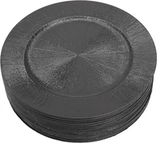 50 Pcs Charger Plates Bulk,13Inch Reusable Wedding Chargers Plates Set