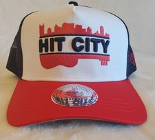 Nashville Sounds MiLB Logo Wordmark "HIT CITY" Trucker Ballcap Snapback