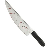 Blutverschmiertes Messer Grusel Halloween KostüM Karneval Fasching Neu 15984