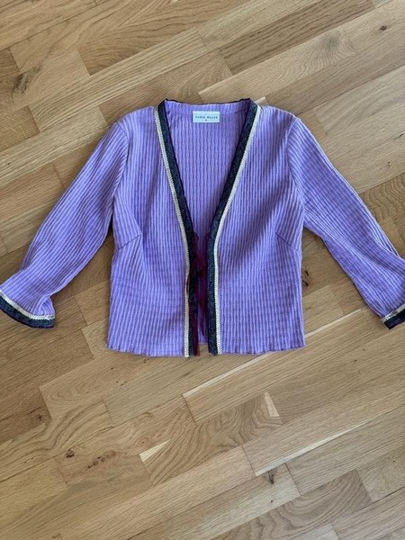 Women Karen Millen Sweater Purple 34 / XS / 42