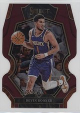 2022 Panini Select Premier Level Maroon Prizm Die-Cut 102/175 Devin Booker 1iu5