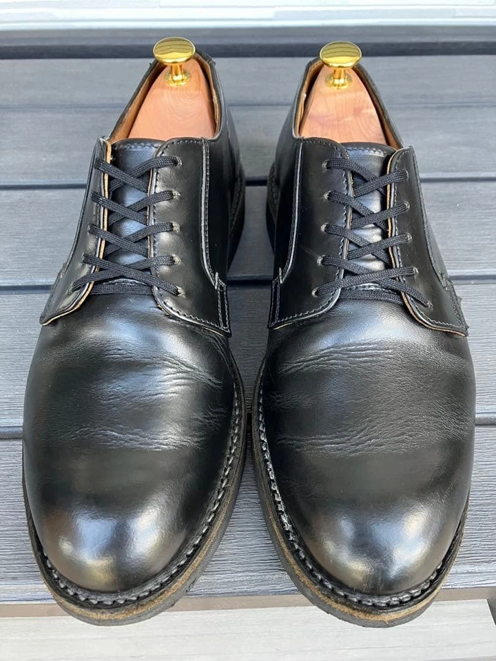 Red Wing Herren US9,5 D Postman Oxford Arbeitsschuhe 101 Schwarz Leder... - Bild 3 von 4