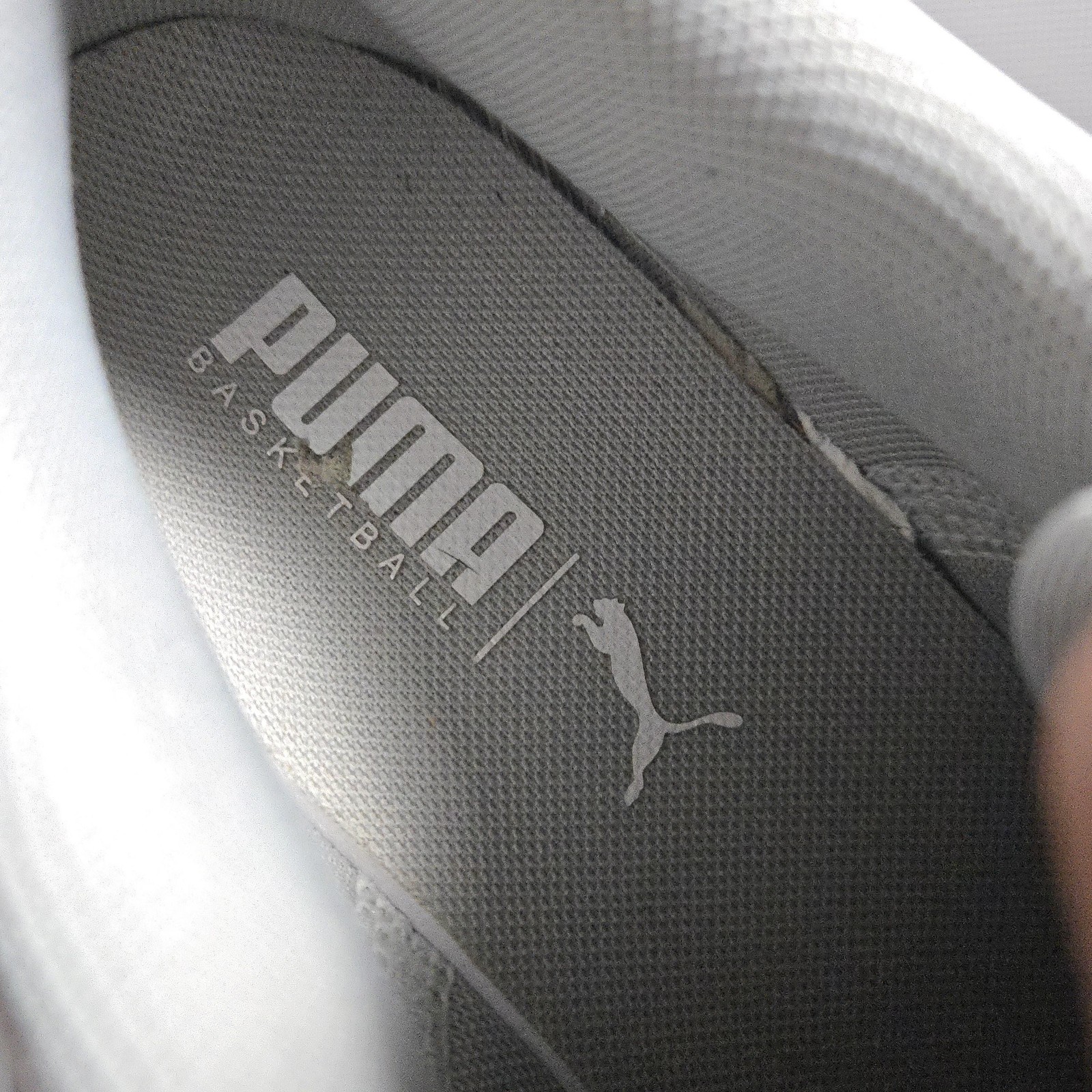 PUMA Shoes Kids Size 6 White Multicolor Low Top Basketball Sneakers 194165-01 thumbnail 8