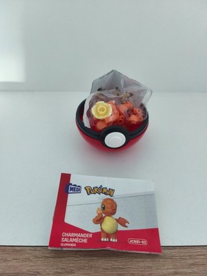 Pokémon Charmander Glumanda Mega Blocks Figur Bausteine Neu