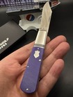 🔥Jack Wolf Gateway Barlow Knife Purple G10 Sawcut Blade w/ Box NIB🔥 — photo 7
