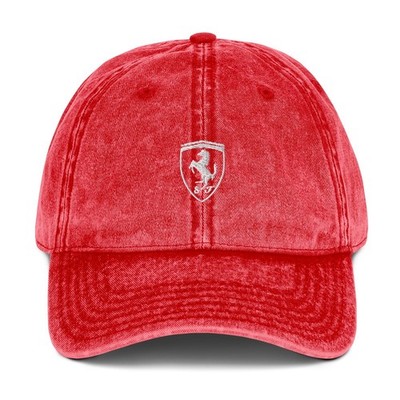 Charles Leclerc #16 F1 2026 Faded Red Ferrari Cap Scuderia Fan Hat Gift