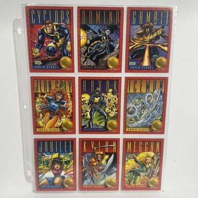 1993 Skybox Marvel X-Men Series 2 Complete 100 Card Set With