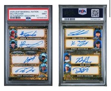 2025 Leaf Baseball Nation Multiplayer Trey Yesavage #3 Octography Auto 1/1 PSA 9