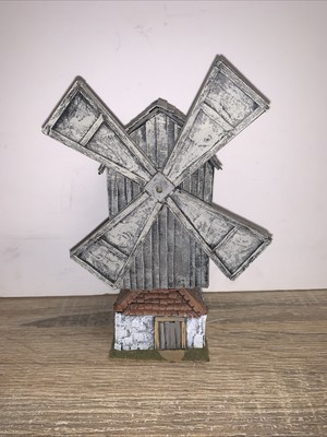 Miniaturmodelle Kriegsspiel Kriegshammer Pfostenmühle Windmühle Modell Landschaft 28mm