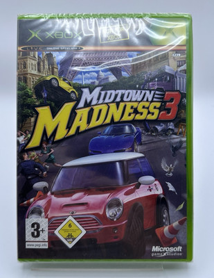 Xbox Midtown Madness 3, German Pal, Brandneu & Factory Sealed