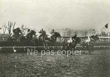 ARMCHAIR circa 1937 FINOT Hippisme VALDOR 11 PARIS equestrian race 13 x 18 cm