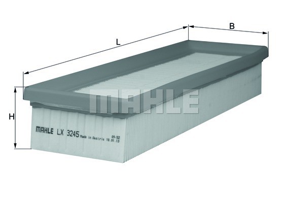 Mahle LX 3245 Luftfilter FüR Peugeot 207 Stufenheck-image