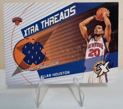 2002-03 Topps Xpectations Xtra Threads Relics #XTAHO Allan Houston Game Worn JSY