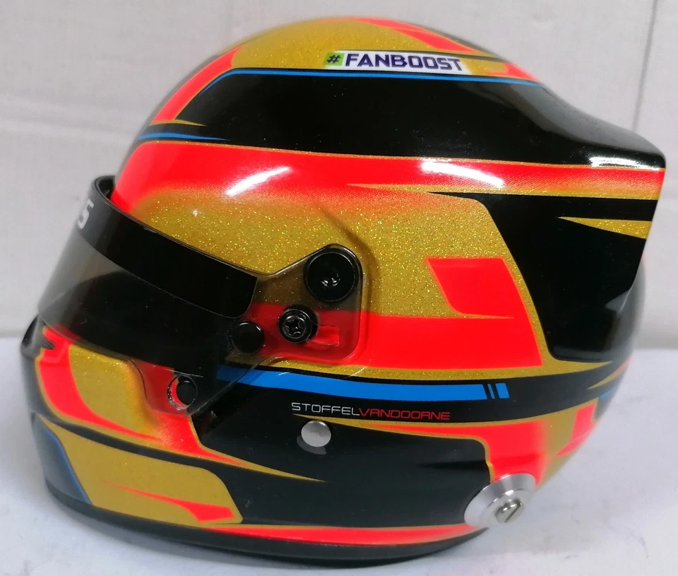 Bell Racing 1:2 Mini Formula E Helmet Stoffel Vandoorne - Immagine 4 di 4