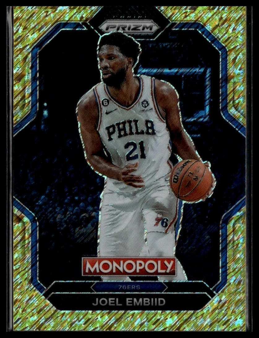 Joel Embiid Serial Numbered Basketball Sports Trading Card Singles