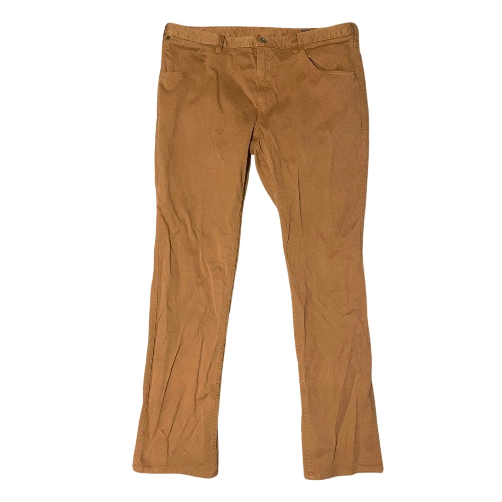 Bonobos Stretch Chino Pants Mens 38x34 Brown Mid Rise Slim Fit Casual Trousers