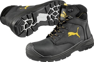 Puma Safety Sicherheitsstiefel BORNEO BLACK MID S3 CI HI HRO SRC 