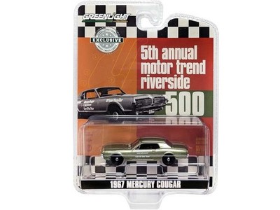 1967 Mercury Cougar - Riverside 500 Diecast 1:64 Scale Model - Greenlight 30393