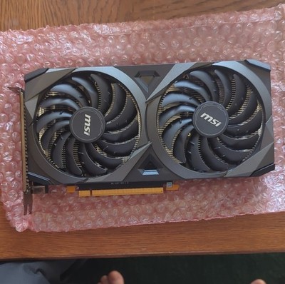 MSI GeForce RTX 3060 Ventus 2X 8GB GDDR6 PCIe 4.0 HDMI DisplayPort Fan Heatsink
