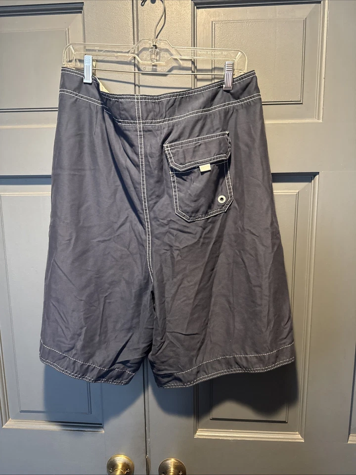 Pantalones Cortos A&F Abercrombie & Fitch Para Hombres Azul Marino con Cordón Talla XL Y2K Foto 4 de 4