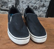 Boys Wonder Nation Black Slip On Shoes - Size 4