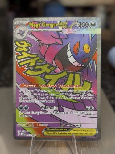New ListingMega Gengar EX 269/217 Ascended Heroes Mega Attack Rare Pokemon Card