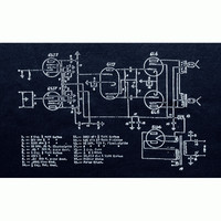 Shirt - Blue With Schematic, Size: X Large Shirt - Blue With Schematic, Size: X Large