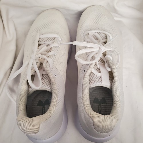 Under Armour Ua Micro G Pursuit Mens Running Shoes White Size 8.5 3000011-112 - Picture 5 of 7
