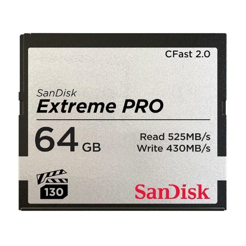 SanDisk Extreme PRO CFast 2.0 64GB 128GB 256GB 512GB Memory Card 