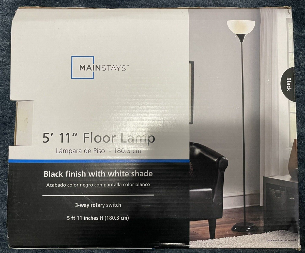 Mainstays Floor Lamp Shades Mainstays Rice Paper Floor Lamp With Dark