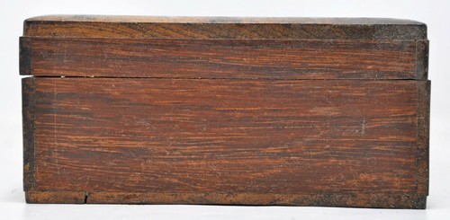 Antique Teak Wood Inlay Work Jewellery Box Original Old Very Fine Hand Crafted - Picture 6 of 10