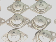 6 Pairs | MJ15024 NPN + MJ15025 PNP | Audio Power 16A 200-250V 250 WATTS TO-3